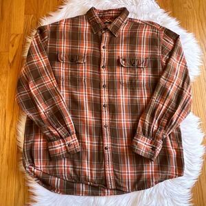 GorpCore Men’s Timberland Plaid Flannel Size XL